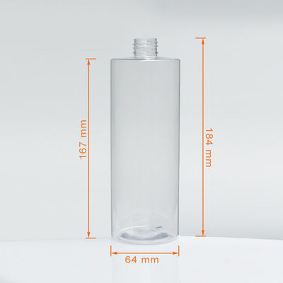 24/410 Neck PET Plastic Pump Bottle For Recyclable Transparent Body Lotion